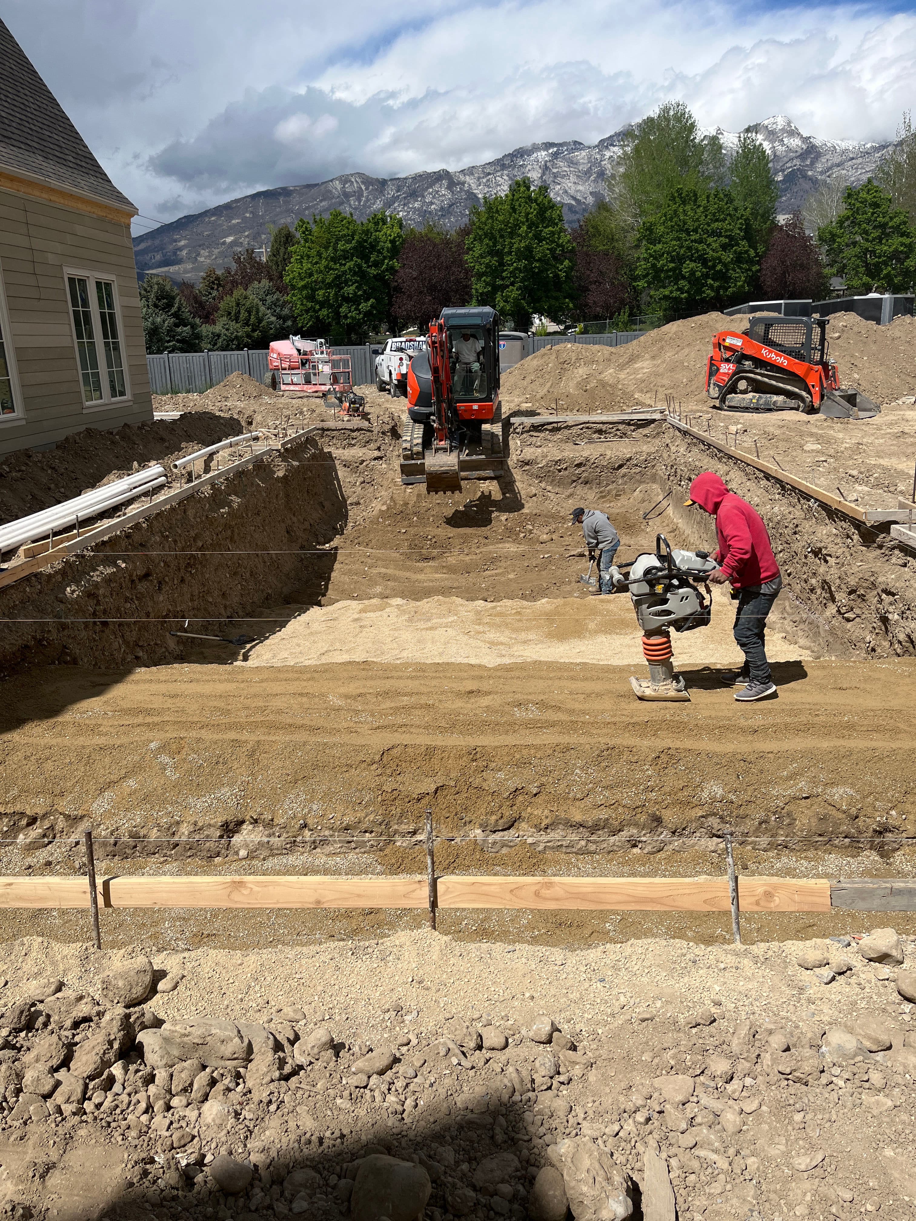 Project Deep Pool excavation and Base compaction done the right way image