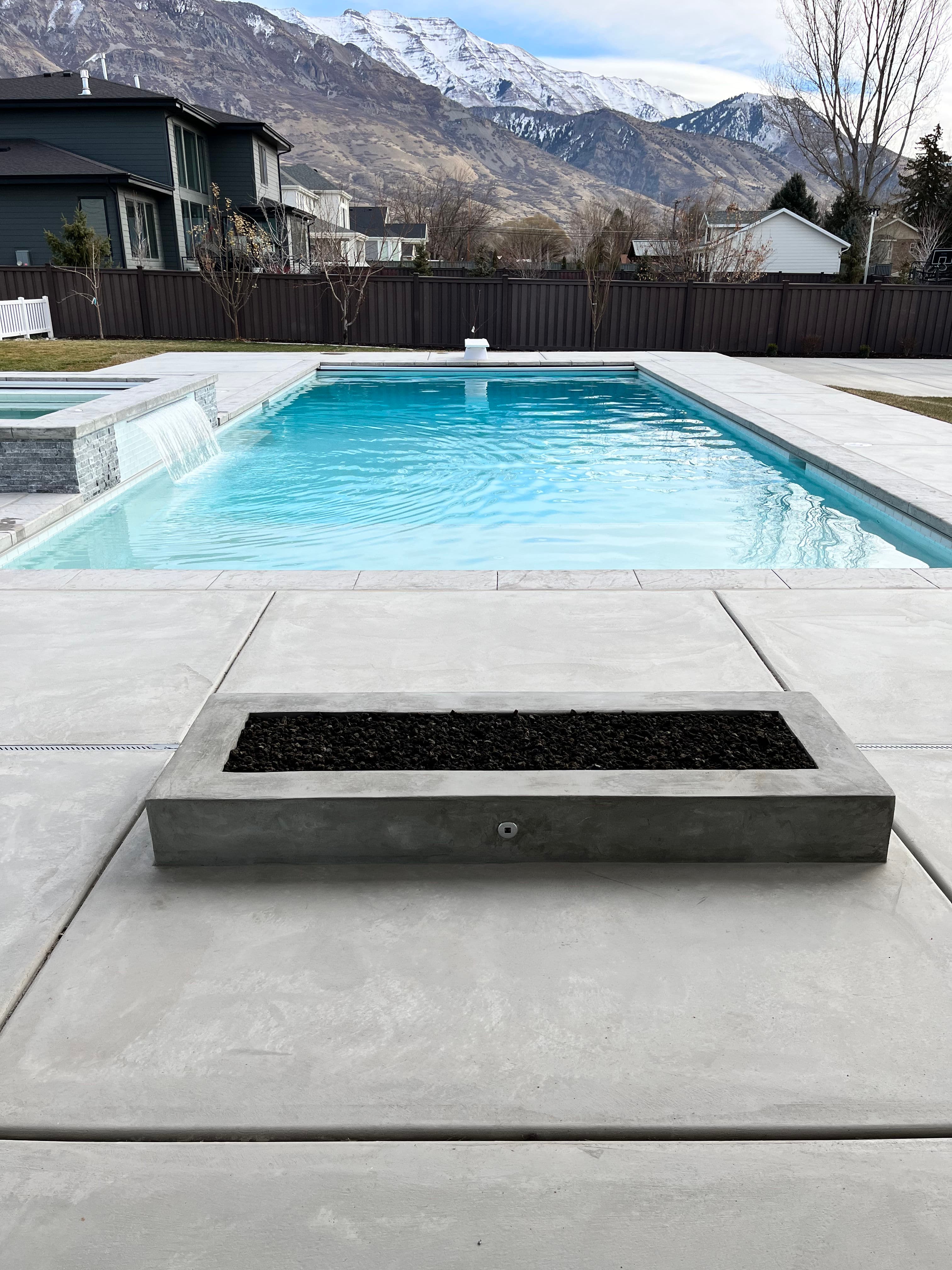 Project Pool Spa and Fire Feature Set in Pleasant Grove image