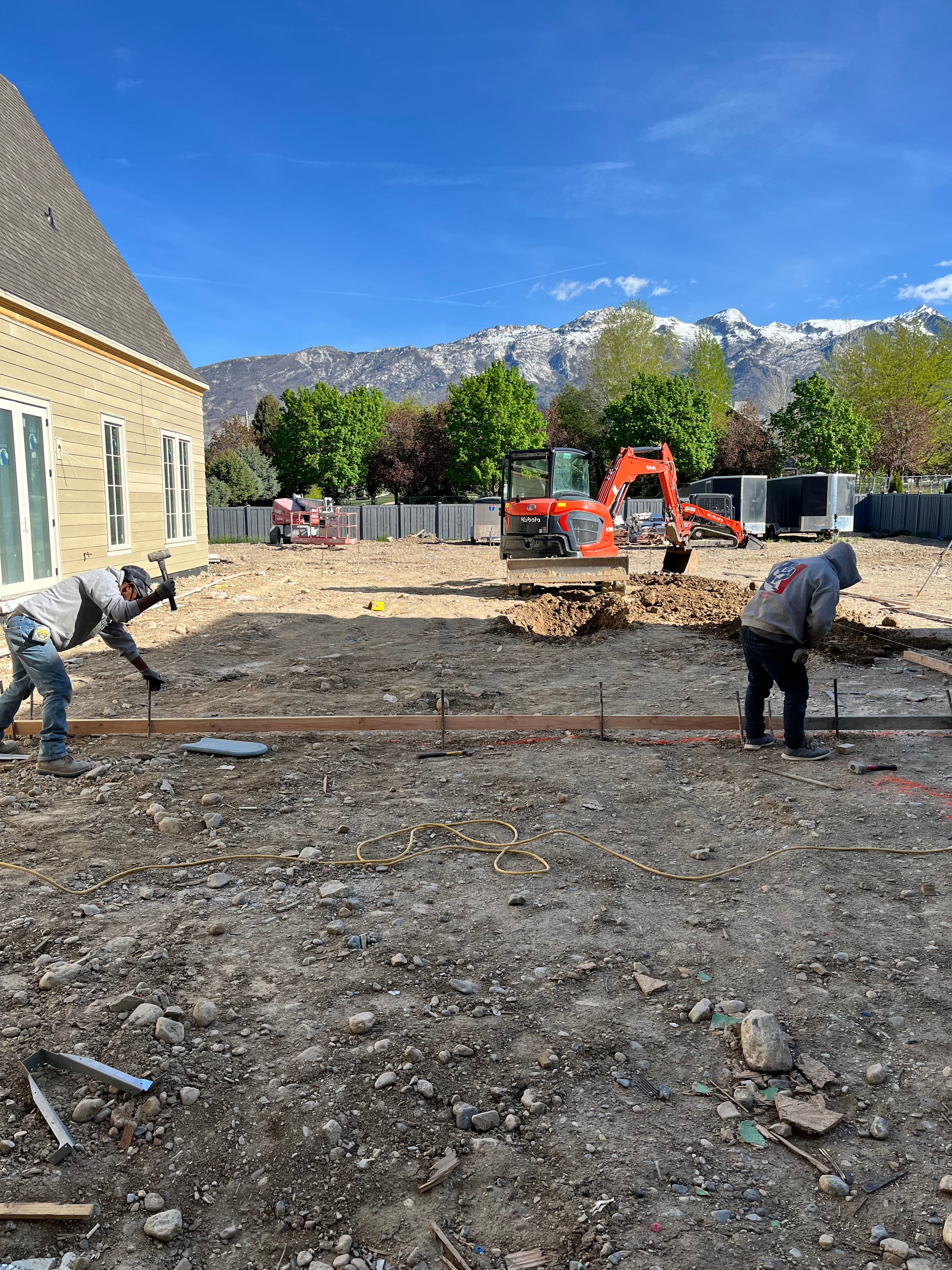 Project Breaking Ground on a Full Backyard Pool Build image