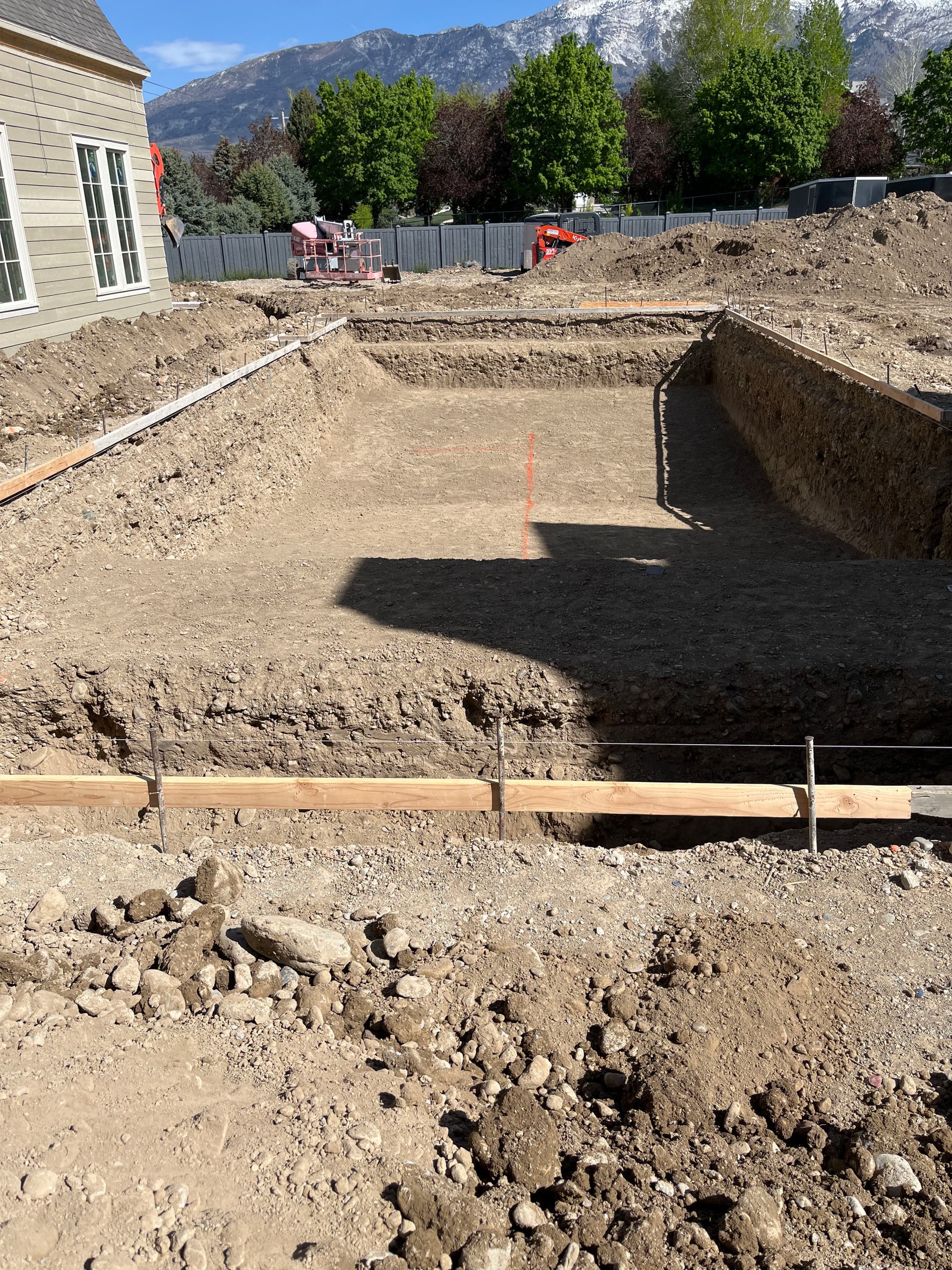 Custom Pool Build Excavation Complete and Taking Shape image