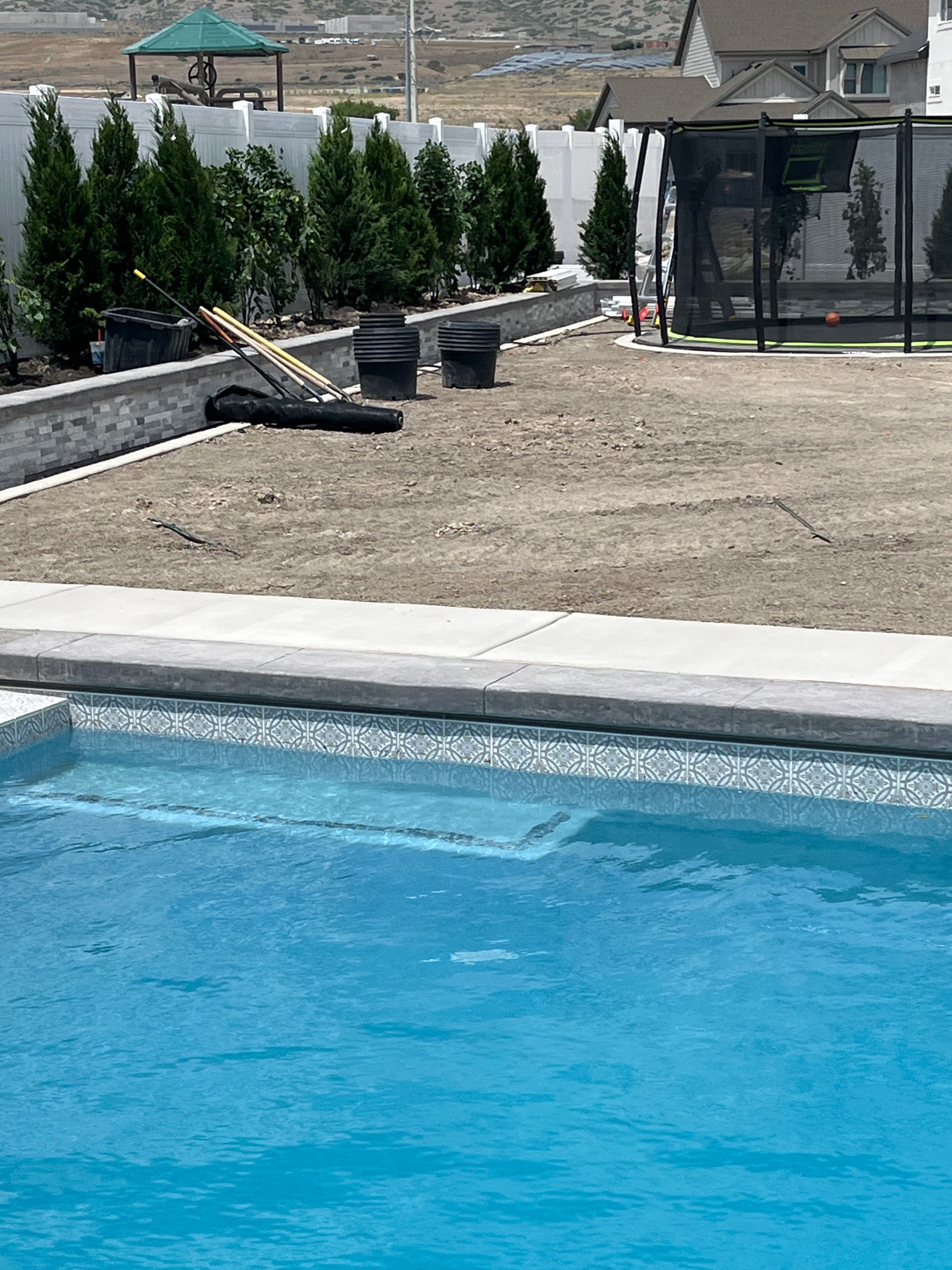 Gallery photos for Custom Backyard Pool and Spa Build in the Final Stretch: Image #2